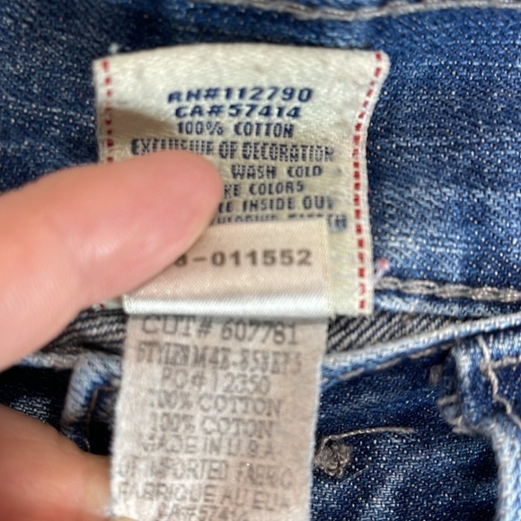 True Religion Y2K Mens Classic Boot Cut Button Flap Jeans Blue Medium Wash 31 - Picture 10 of 12